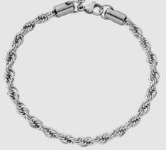 Pulsera Rope  316L - Negro PVD