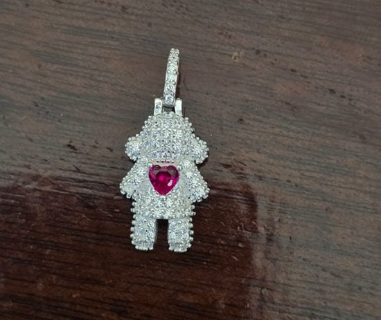 Dije Iced Girl Plata 925