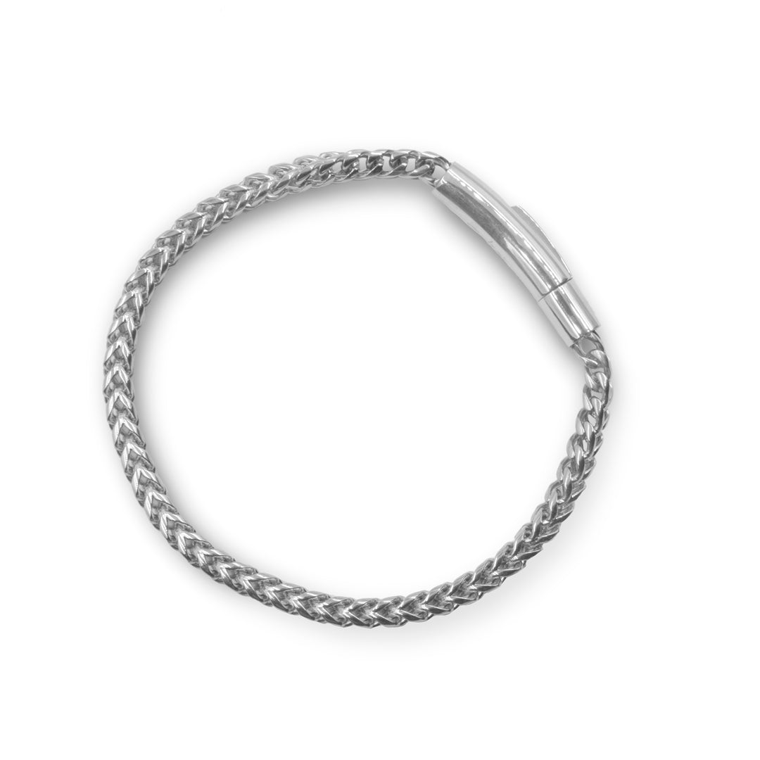 Pulsera Franco  316L - Plateado