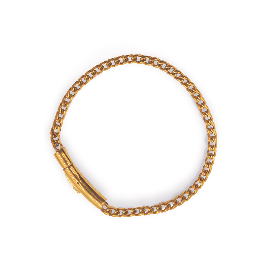 Pulsera Franco  316L - Dorado PVD