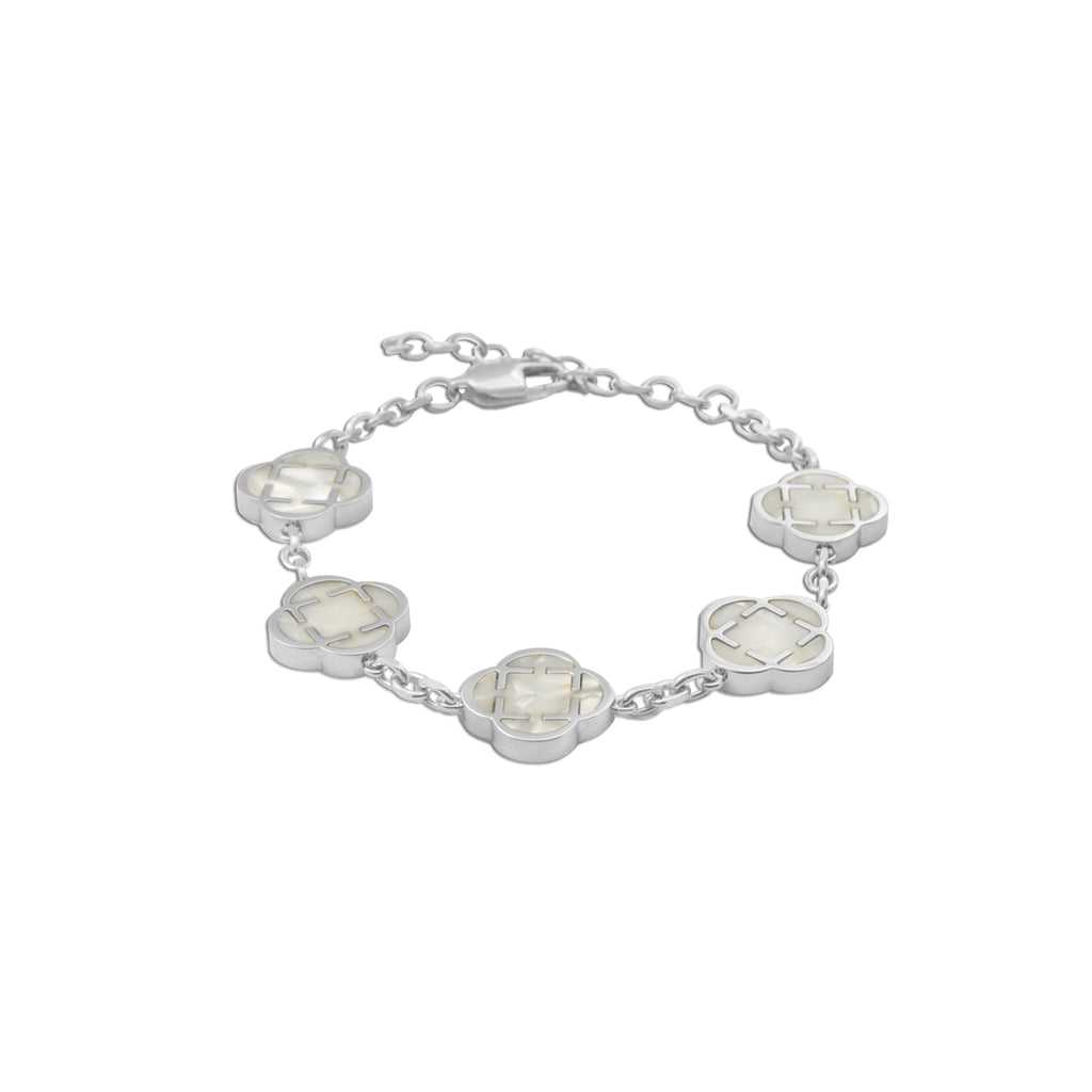 Pulsera Trébol 316L - Plateado