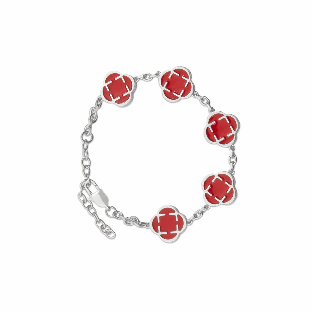Pulsera Trébol 316L - Plateado