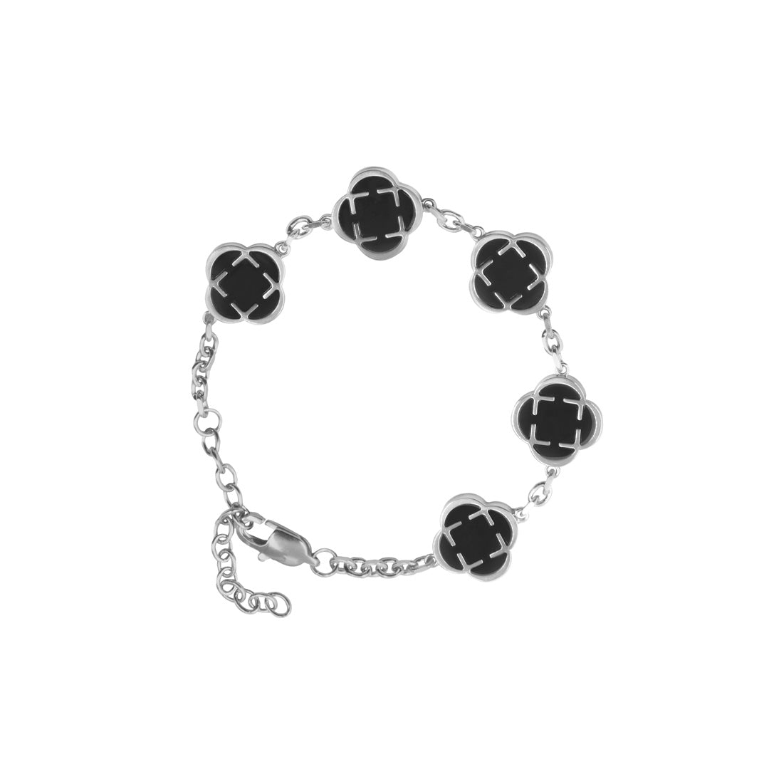 Pulsera Trébol 316L - Plateado