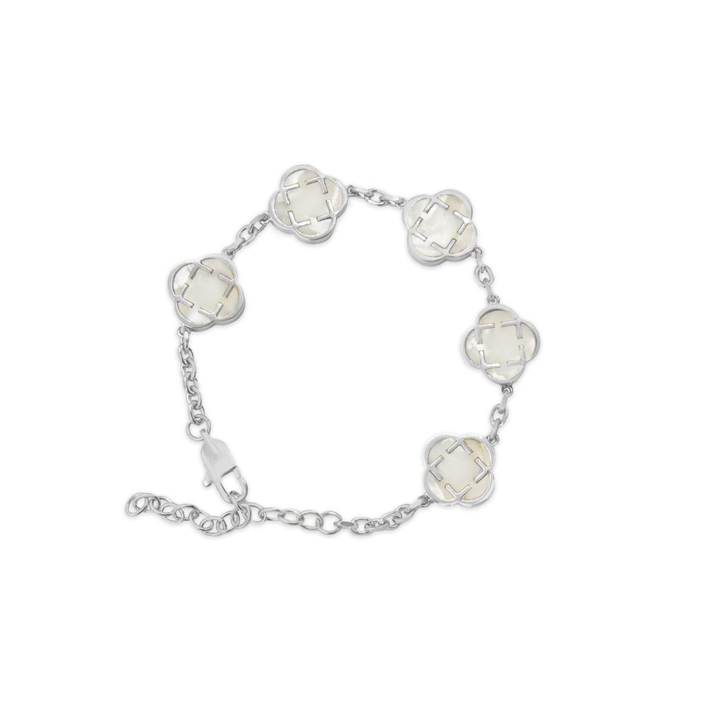 Pulsera Trébol 316L - Plateado