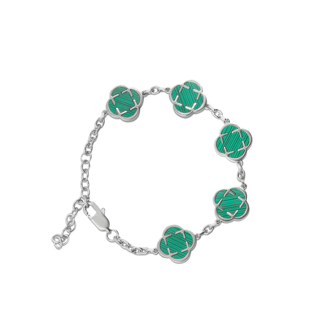 Pulsera Trébol 316L - Plateado