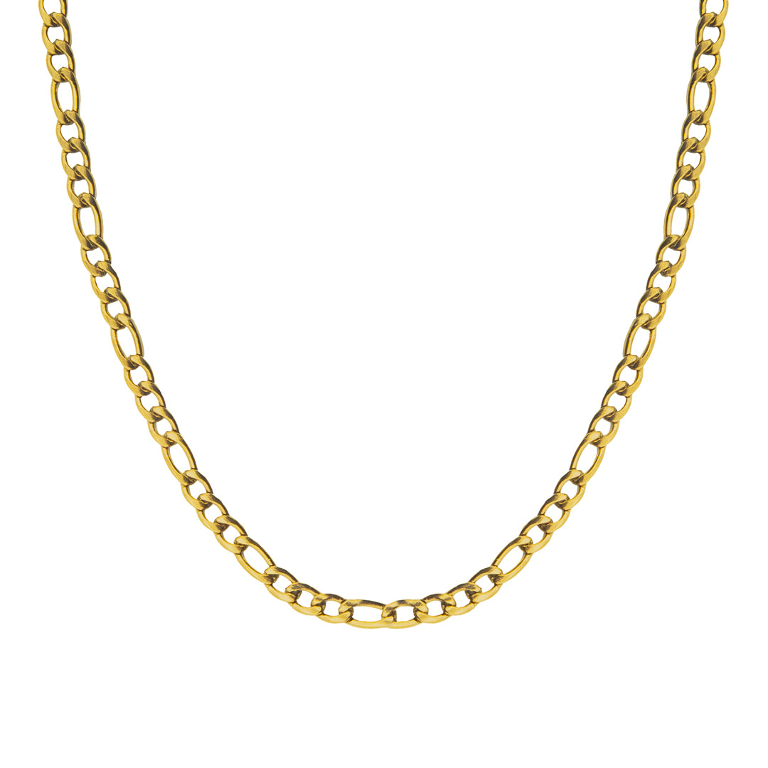 Collar Micro Figaro  316L - Dorado PVD