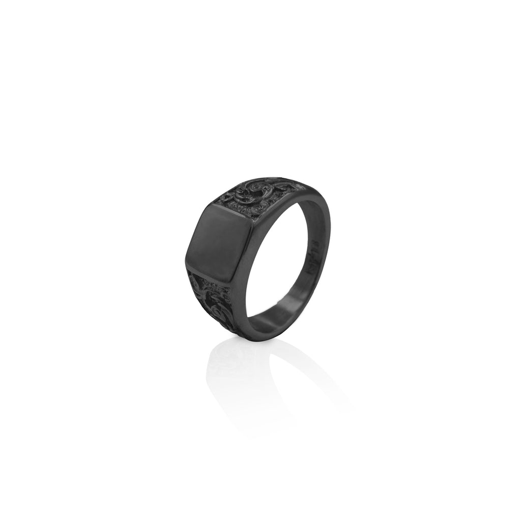 Anillo Signum Negro 316L