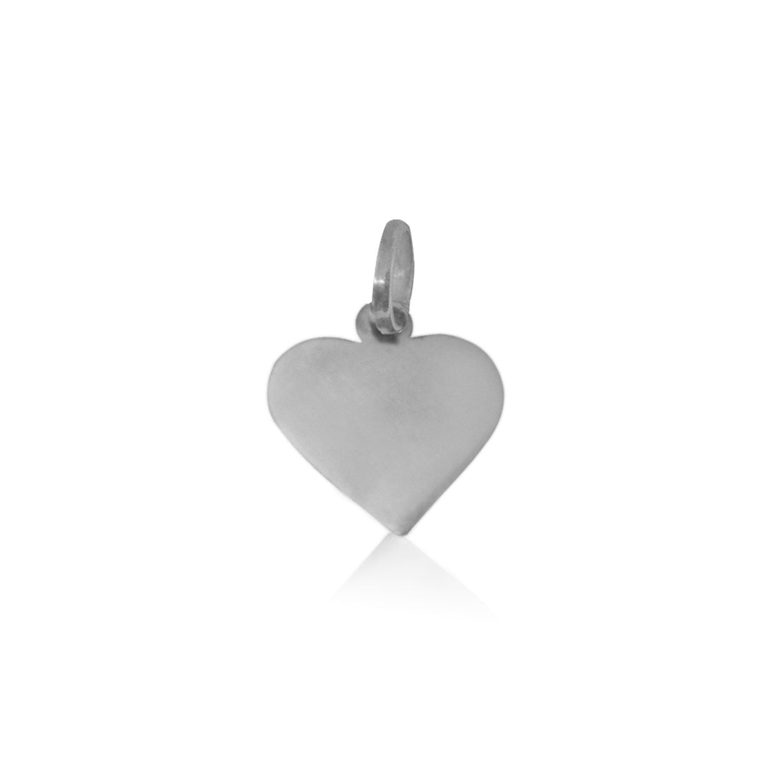 Dije Placa Corazon Plata 950