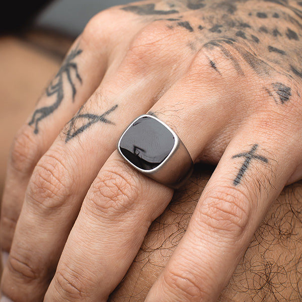 Anillo Gemstone Plateado