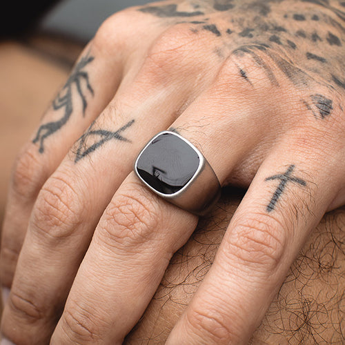 Anillo Gemstone Plateado