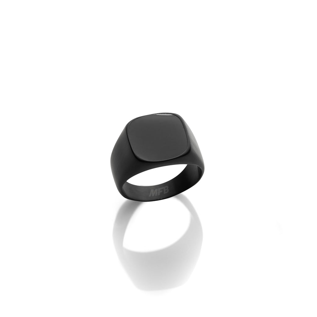 Anillo Gemstone Negro