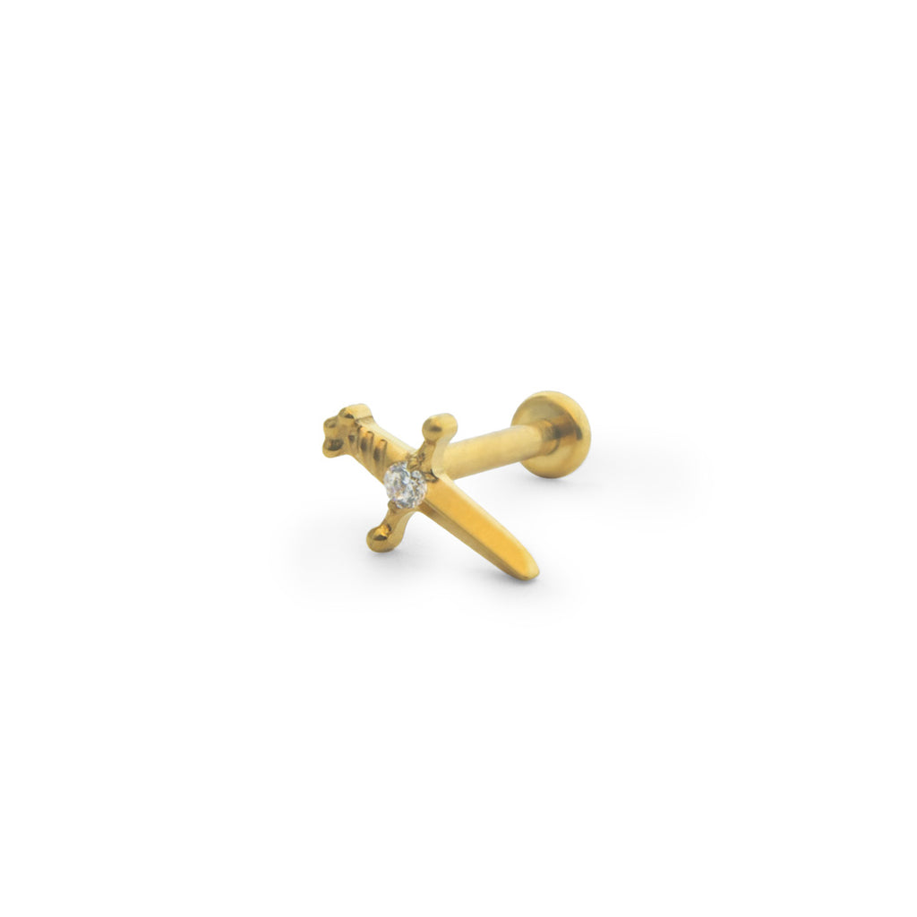 Katana Piercing Titanio Labret