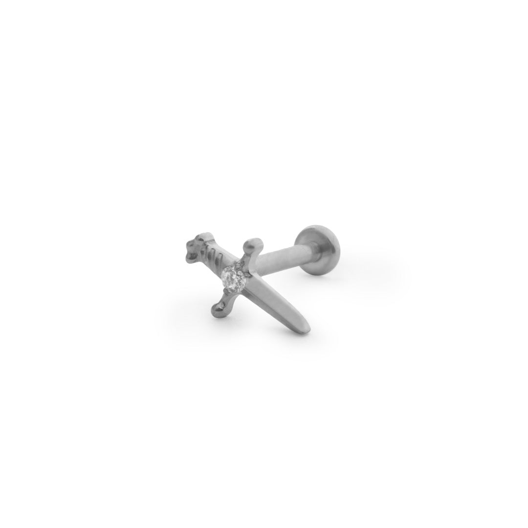 Katana Piercing Titanio Labret
