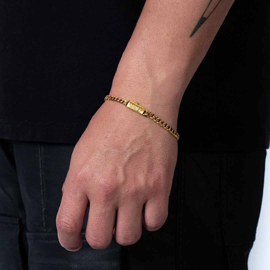 Pulsera Micro Lomo Dorado