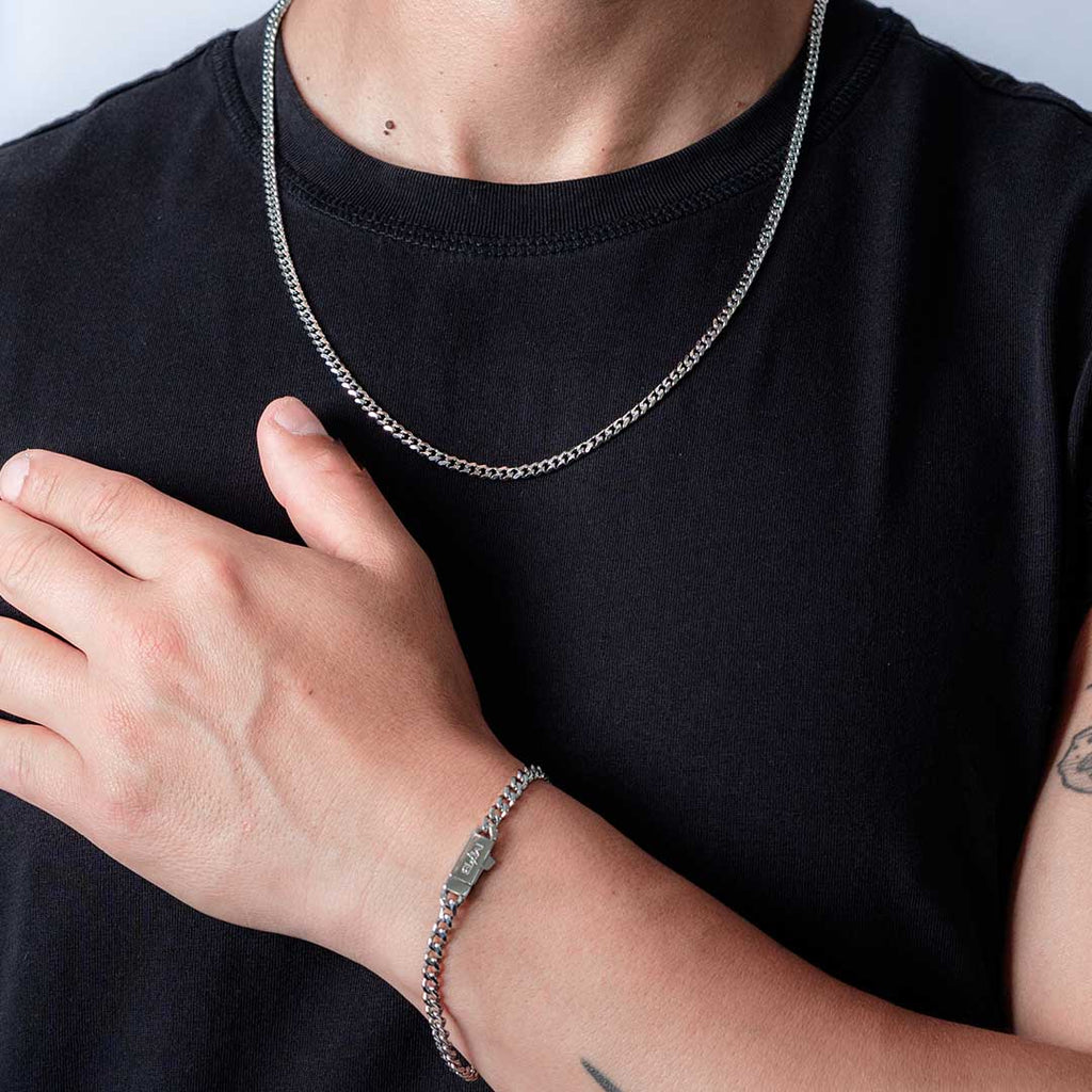 Collar Micro Lomo Plateado v2