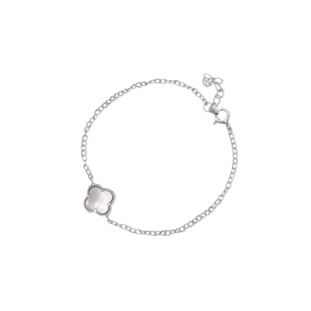 Pulsera Trebol 1 Plata 925
