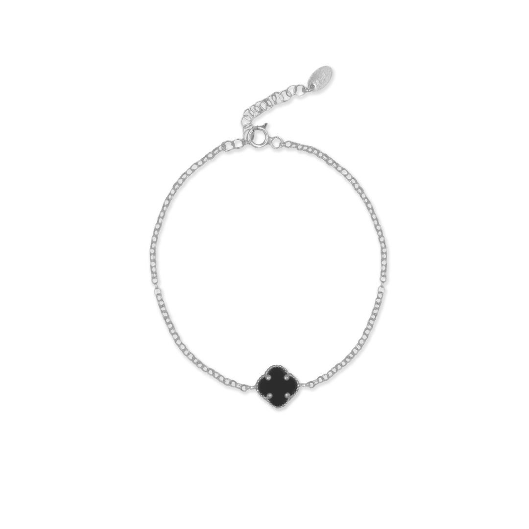 Pulsera Trebol 1 Plata 925