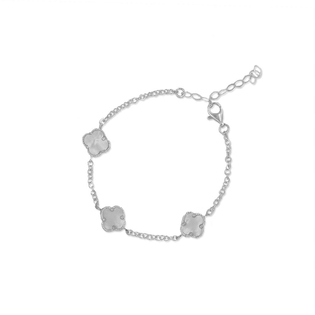 Pulsera Trebol 3 Plata 925