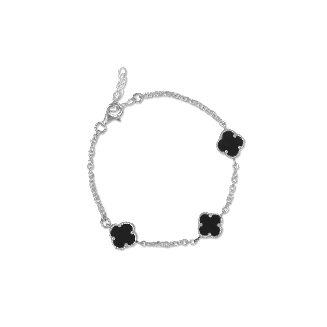 Pulsera Trebol 3 Plata 925