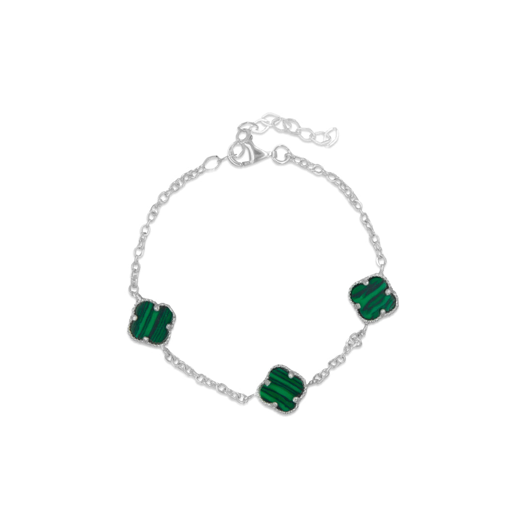 Pulsera Trebol 3 Plata 925