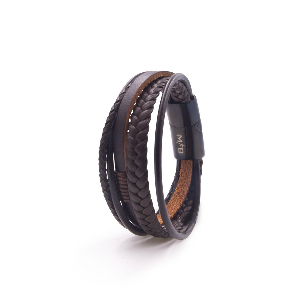 Pulsera Trilogy Marrón