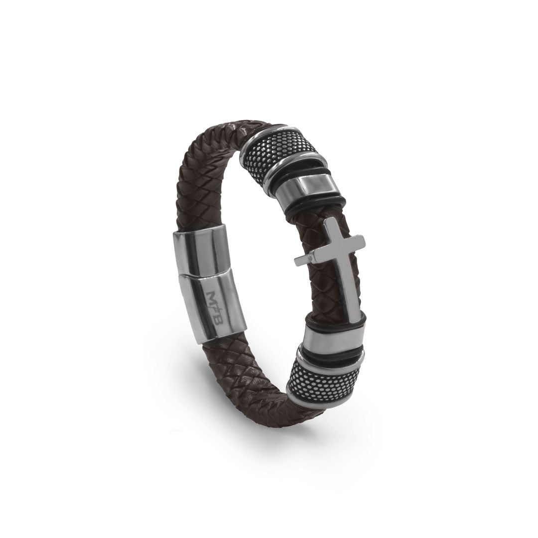Pulsera Templario Marrón