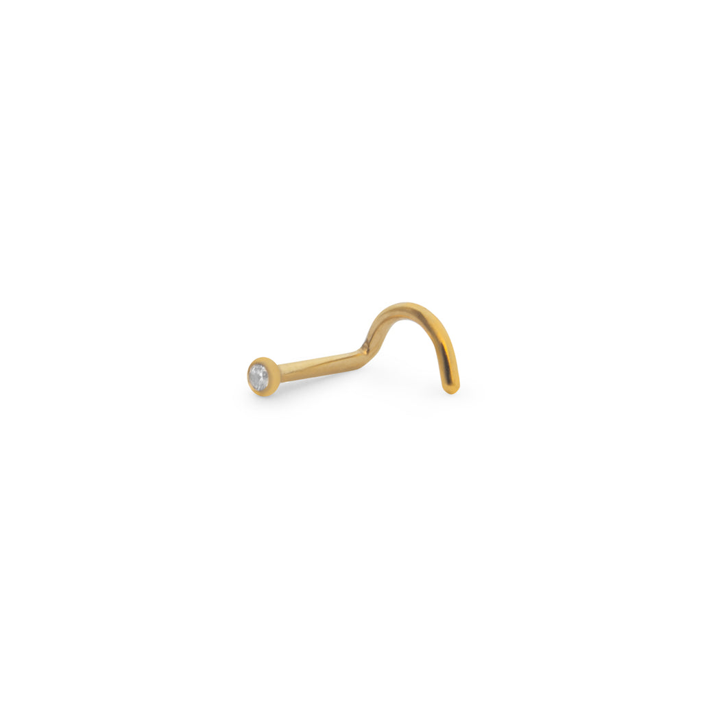 Punto de Luz Piercing Titanio 2mm Nostril