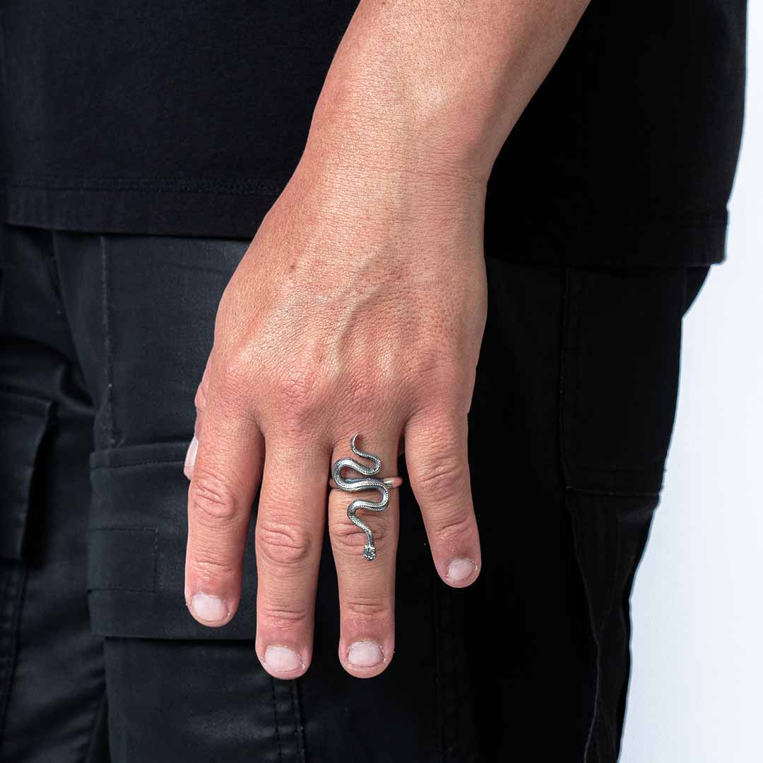 Anillo Python Plata 925