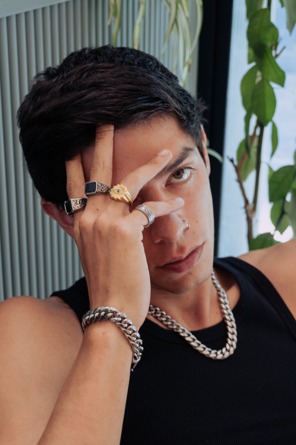 Set Cuban Link: Collar y Pulsera de Acero