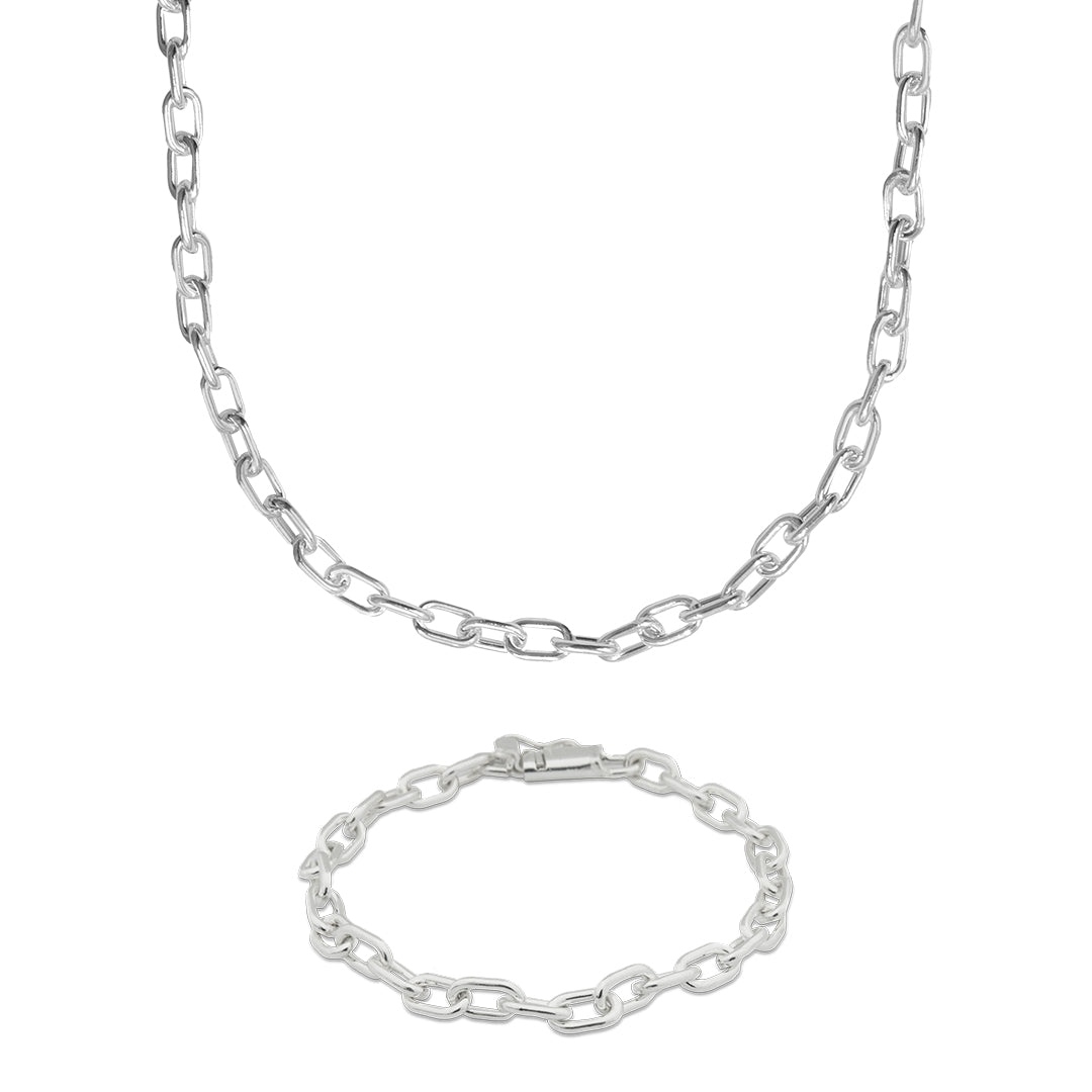 Set Kay Collar y Pulsera Plata