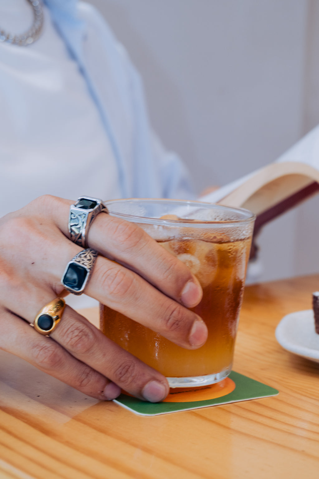 Set de 3 Anillos Ónix y Espinas