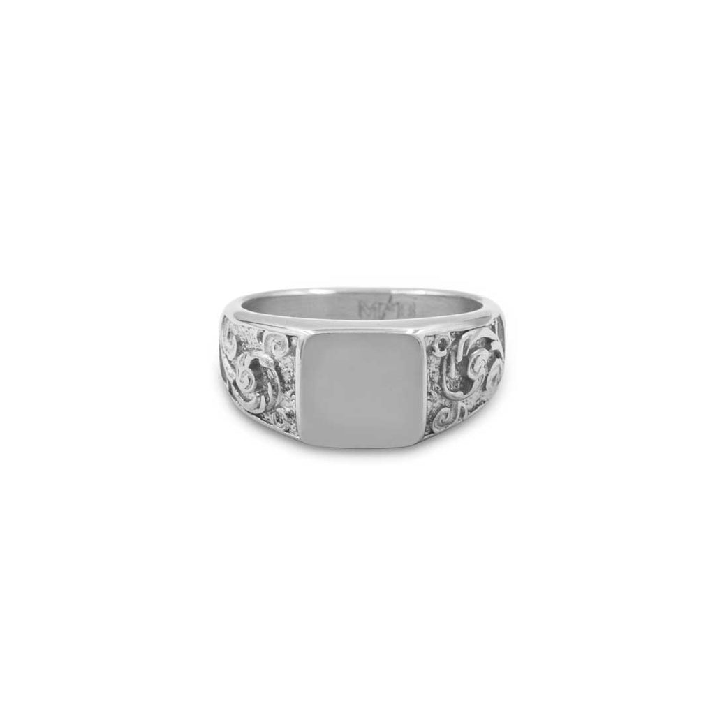 Anillo Signum Plateado 316L