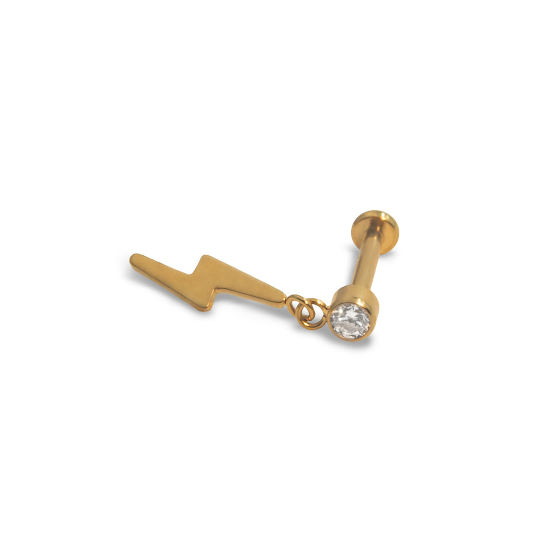 Thunderbolt Piercing Titanio Labret