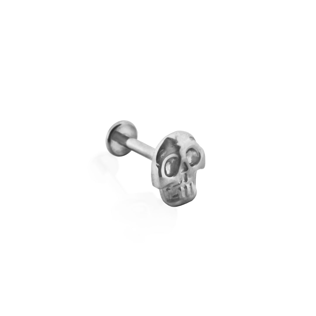 Skull Piercing Titanio Labret G23