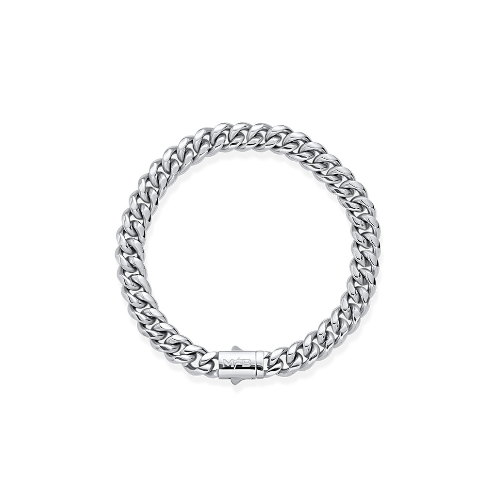 Pulsera Lomo Corvina Plateado v2