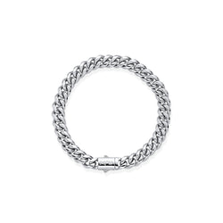 Pulsera Lomo Corvina Plateado v2
