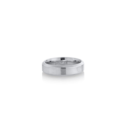 Anillo Minimal 6mm Plateado
