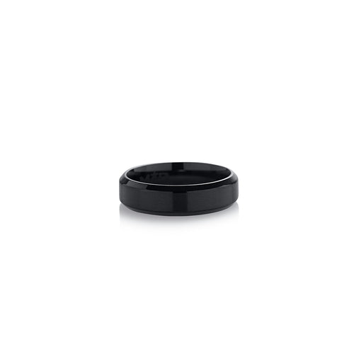 Anillo Minimal 6mm Negro