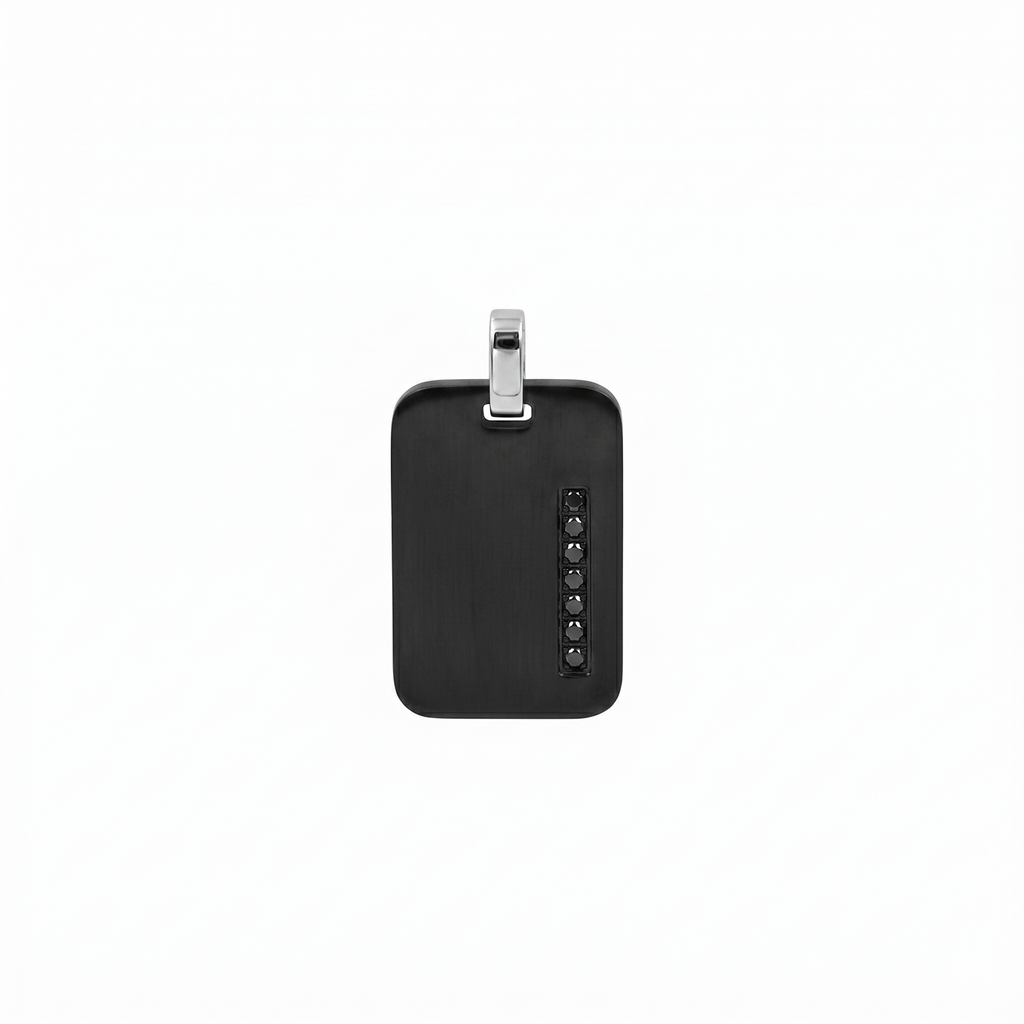 Dije Onyx Shield 316L Negro (1)