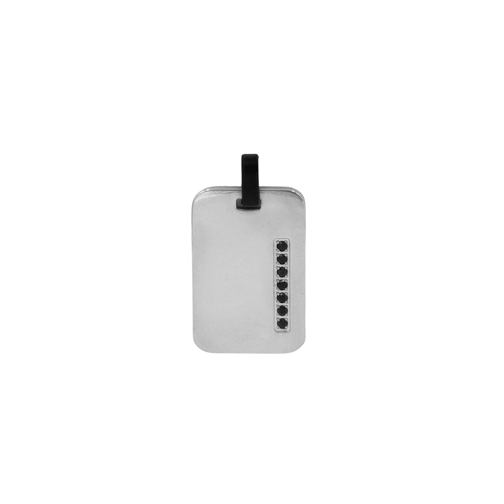 Dije Onyx Shield 316L Plateado (1)