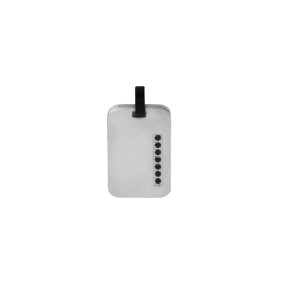 Dije Onyx Shield 316L Plateado (1)