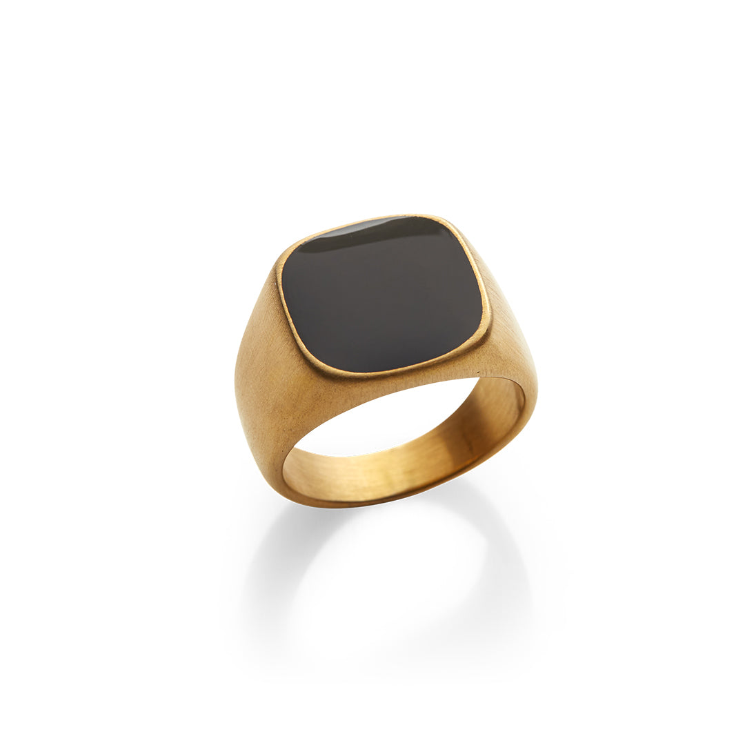 Anillo Gemstone Dorado (1)