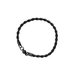 Pulsera Rope  316L - Negro PVD