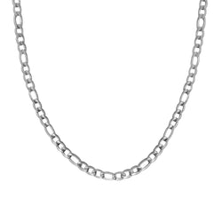 Collar Figaro Plateado 316L