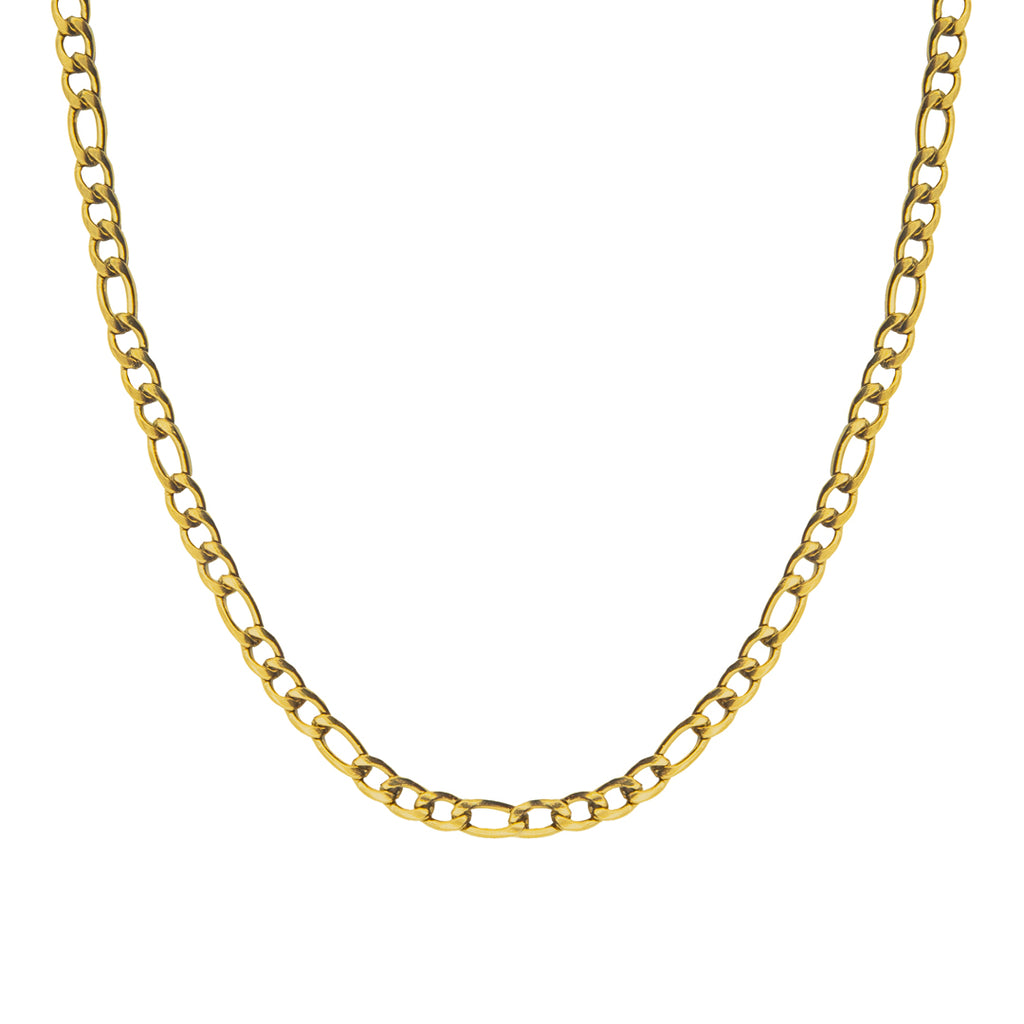 Collar Micro Figaro  316L - Dorado PVD (1)
