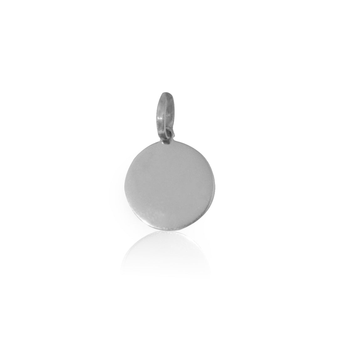 Dije Placa Redonda Plata 950