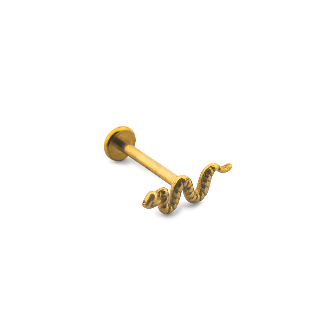 Snake Piercing Titanio Labret (5)