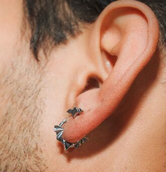 Piercing Dark Knight 10mm y Murcielago Titanio G23