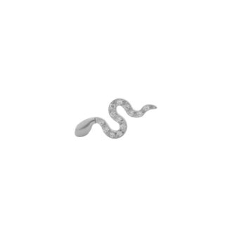 Piercing Nagini Labret G23 plateado 1