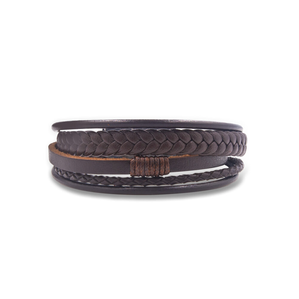 Pulsera Trilogy Marrón